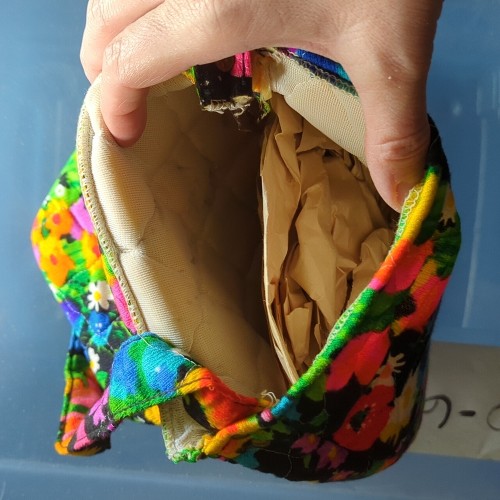 Floral quilt purse - Picture 4 of 7